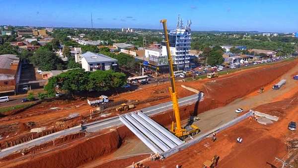 Multiviaducto de Ciudad del Este: Concluyó el montaje de las vigas de hormigón - ADN Paraguayo
