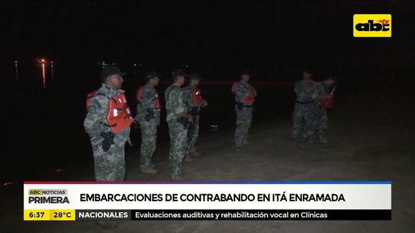 Embarcaciones de contrabando en Itá Enramada - ABC Noticias - ABC Color