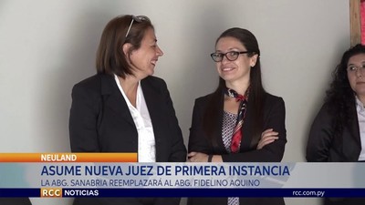 ASUME NUEVA JUEZ DE PRIMERA INSTANCIA MULTIFUERO DE BOQUERÓN