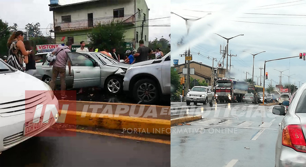 FUERTE COLISIÓN SOBRE RUTA 6 EN LA ENTRADA A CHAIPE