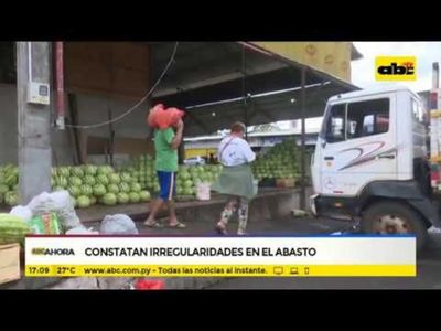 Constatan irregularidades en el Abasto - ABC Noticias - ABC Color