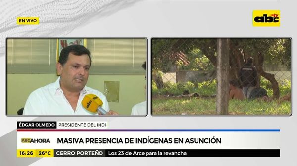 Masiva presencia de indígenas en Asunción - ABC Noticias - ABC Color