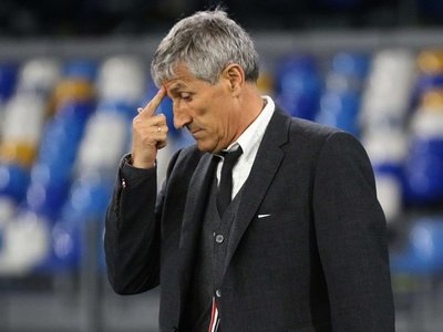 Quique Setién lamenta tener un plantel corto