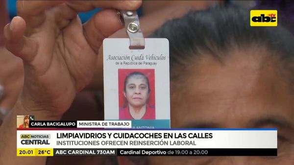 Limpiavidrios y cuidacoches en las calles - ABC Noticias - ABC Color