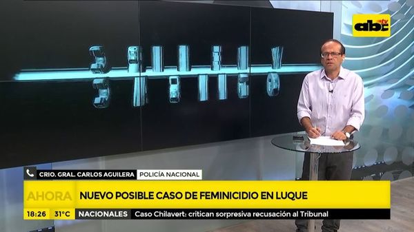 Nuevo posible caso de feminicidio en Luque - ABC Noticias - ABC Color
