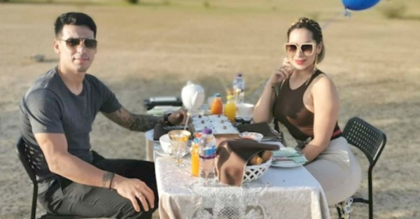 Festejó su cumple en medio del desierto