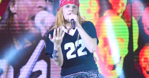 “Axl Rose paraguayo” en programa chileno
