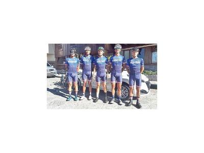 Ciclistas compiten en  San Luis