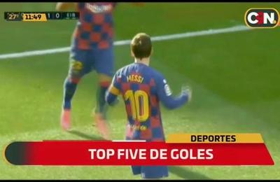Los mejores goles del fin de semana en el 'Top Five' - C9N