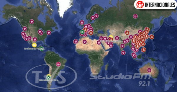 Google activó Mapa en Tiempo Real que muestra los casos de coronavirus