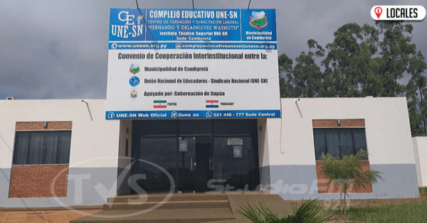 El Instituto Técnico Superior UNE SN hace entrega de becas a jóvenes