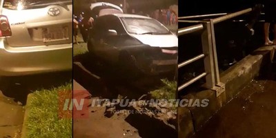 CONDUCTOR PERDIÓ EL CONTROL Y CASI TERMINÓ EN EL RÍO