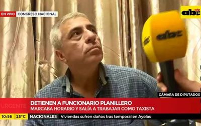 Detienen a taxista que presuntamente “planilleaba” en el Congreso - Nacionales - ABC Color