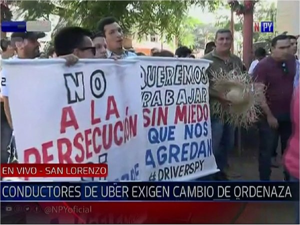 San Lorenzo: Piden suspender ordenanza que regula MUV y Uber