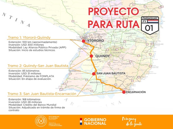 MOPC PROMETE REPARACIÓN Y AMPLIACIÓN DE LA RUTA 1