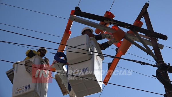 ANDE INSTALA NUEVOS ALIMENTADORES DE CARA AL PRÓXIMO VERANO