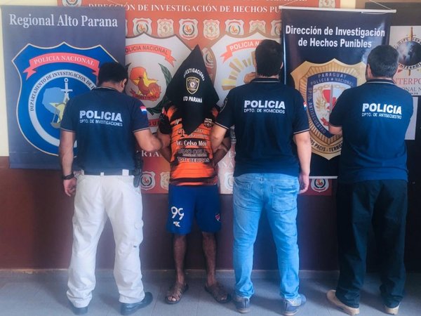 Detienen a sospechoso de asesinar a madre e hija en Alto Paraná