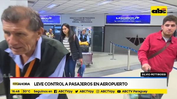 Coronavirus: Leves controles a pasajeros procedentes de Madrid en aeropuerto - ABC Noticias - ABC Color