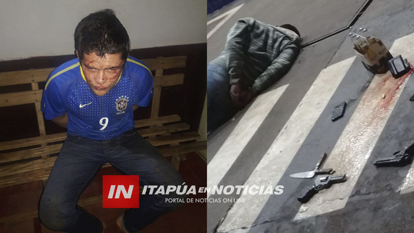 APREHENDIDO EN INTENTO DE ASALTO TIENE 5 HOMICIDIOS EN SU PRONTUARIO