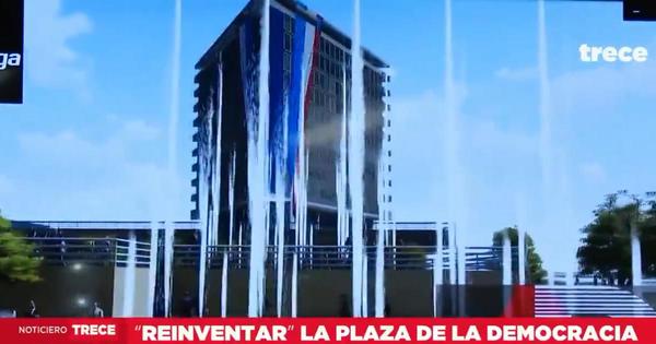 Buscan recuperar la Plaza de la Democracia