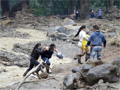 Al menos ocho muertos y seis desaparecidos por fuertes lluvias en Colombia