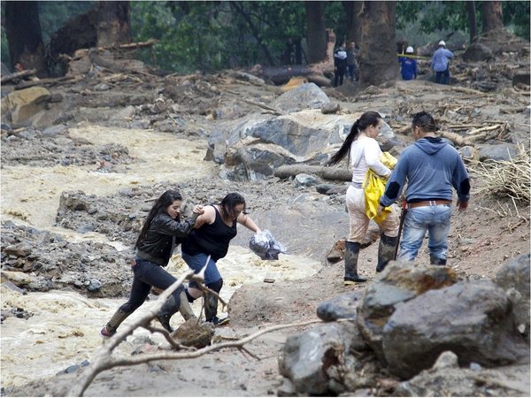 Al menos ocho muertos y seis desaparecidos por fuertes lluvias en Colombia