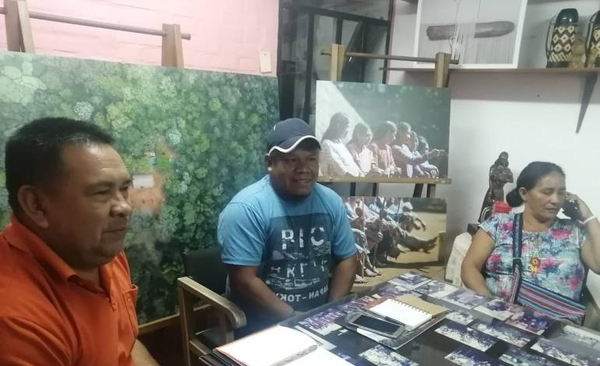 HOY / Lideres de varias comunidades indígenas en conferencia de prensa exigen justicia