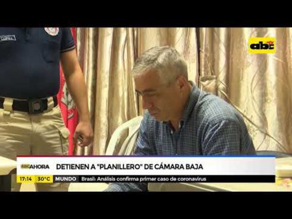 Detienen a “planillero” de la Cámara Baja - ABC Noticias - ABC Color