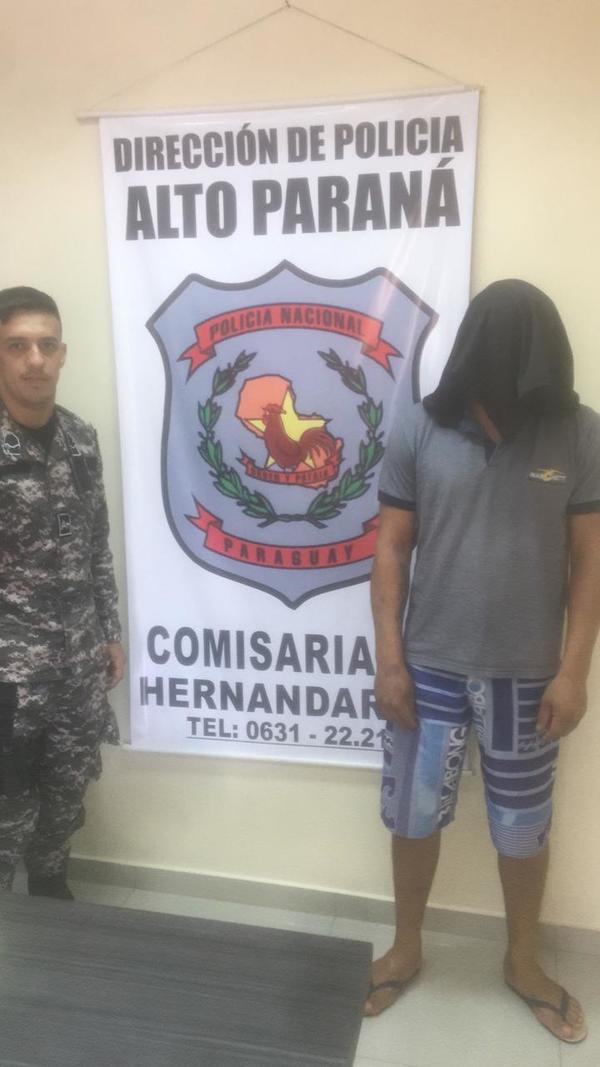 Aprehenden a sujeto con tres órdenes de captura