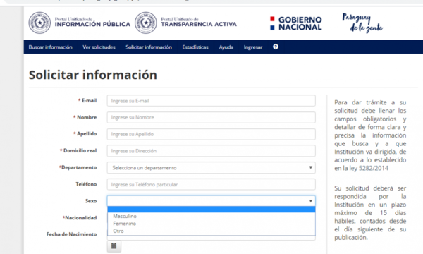 Información Pública reconoce un tercer sexo