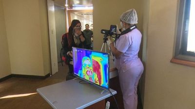 Simulación en el Silvio Pettirossi para contención de coronavirus - Nacionales - ABC Color