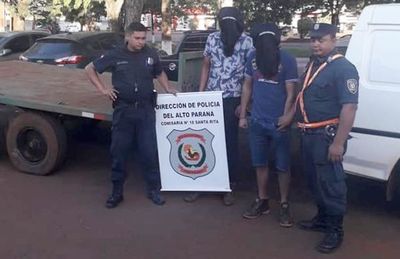 Detienen a dos hombres por hurto de acoplado - ABC en el Este - ABC Color