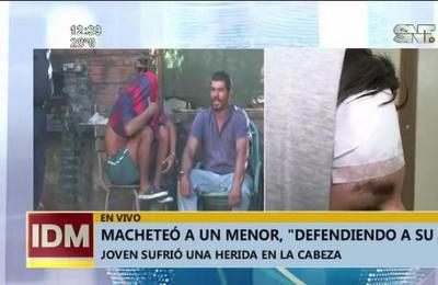 Macheteó a un menor para 'defender' a su hijo - SNT