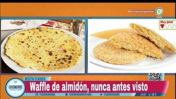 HOY / En Argentina bautizan al mbeyu como ”waffle de almidón”: 'catarata' de críticas