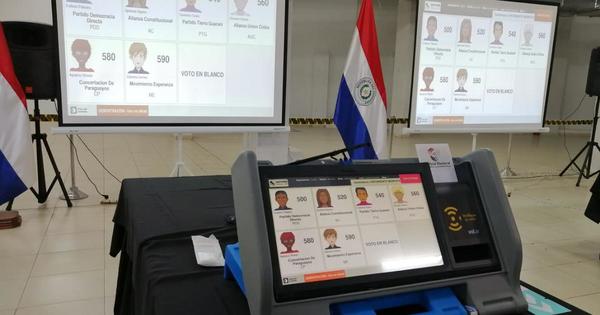 Llegaron las primeras máquinas de votación