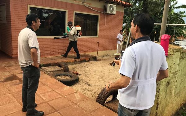 Realizan fumigación y vigilancia en Mbaracayú