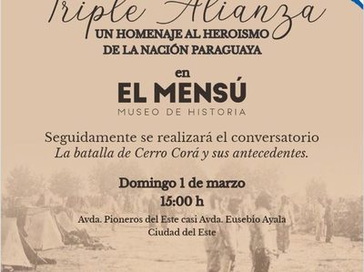 Anuncian «Semana Especial de la Triple Alianza»