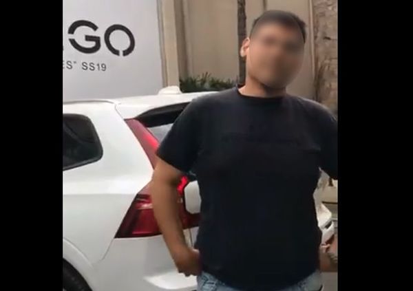 Imputan a hombre que fue filmado agrediendo a mujer  - Nacionales - ABC Color