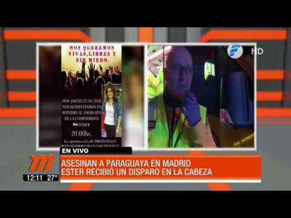 Paraguaya asesinada en Madrid