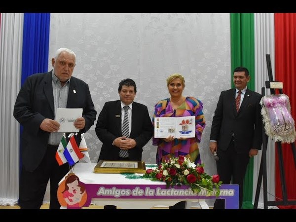 PRESENTAN ESTAMPILLA ''ITAPÚA APOYA A LA LACTANCIA MATERNA''
