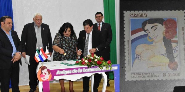 PRESENTAN LA ESTAMPILLA «ITAPÚA APOYA A LA LACTANCIA MATERNA»