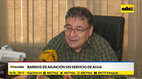 Barrios de Asunción sin servicio de agua - ABC Noticias - ABC Color
