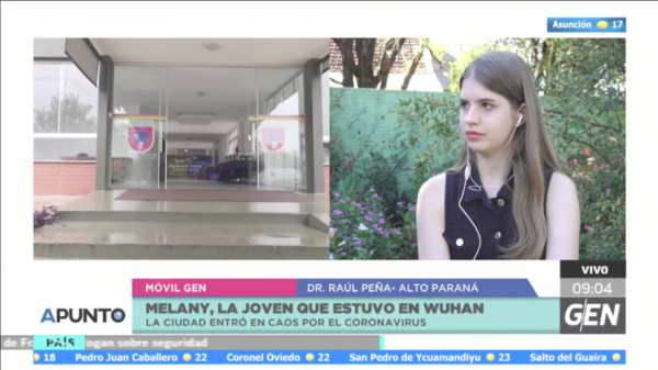HOY / La paraguaya que estuvo en Wuhan, foco del coronavirus: "Era una ciudad muy bonita"