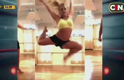 Britney Spears se torció el pie en pleno ensayo - C9N