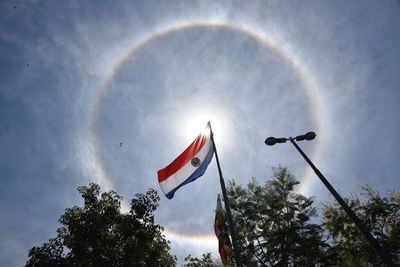 Halo solar resplandece en el cielo asunceno - Nacionales - ABC Color