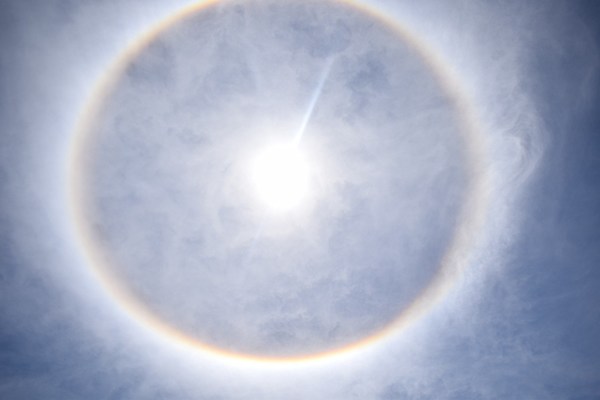Halo solar decora el cielo paraguayo - ADN Paraguayo
