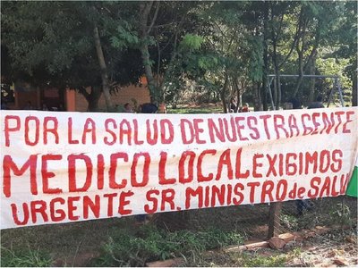 Toman USF en Capiibary en reclamo de un médico para la zona