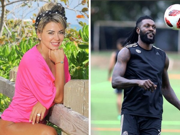 Marly dijo que Adebayor "pone la vela" en su cumple