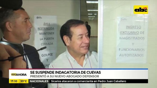 Se suspende indagatoria de Cuevas - ABC Noticias - ABC Color