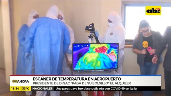 Coronavirus: escáner de temperatura en aeropuerto - ABC Noticias - ABC Color